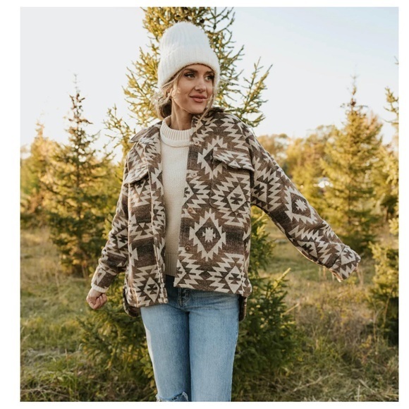 Joshua Tree Thousand Miles Wool Blend Shirt Jacket - Picture 2 of 7